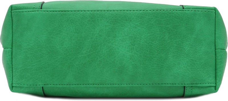 Alyssa Hobo Shoulder Bag with Big Snap Hook Hardware - Image 3